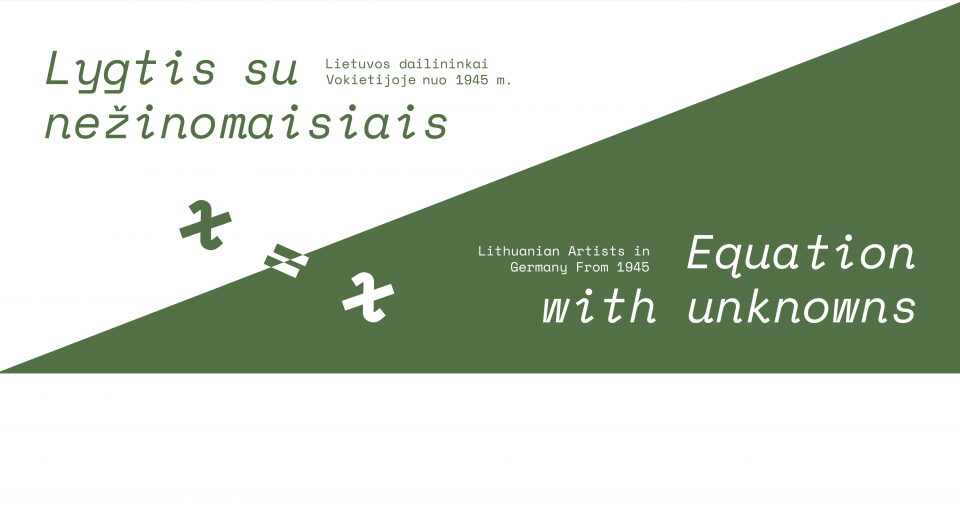 <span class="slider-name"><a href="https://www.lndm.lt/lygtis-su-nezinomaisiais-lietuvos-dailininkai-vokietijoje-nuo-1945-iki-dabar/?lang=en">Equation with Unknowns. Lithuanian Artists in Germany from 1945</a></span><span class="sldier-meta">10 November 2022 – 5 May 2024</span>