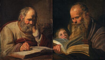 Frans Hals Evangelist Luke and Evangelist Matthew. fragments