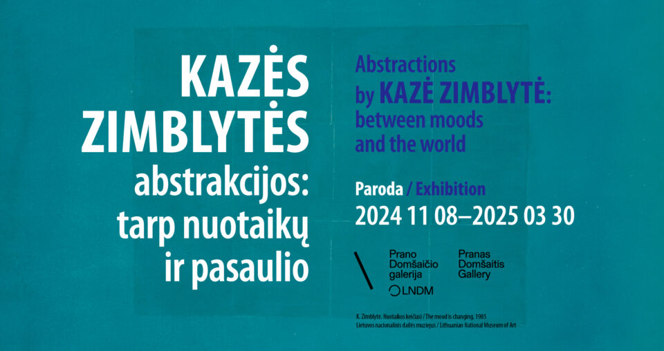 <span class="slider-name"><a href="https://www.lndm.lt/kazes-zimblytes-abstrakcijos-tarp-nuotaiku-ir-pasaulio-2/?lang=en">Kazė Zimblytė's Abstractions: Among Moods and the World</a></span><span class="sldier-meta">8 November 2024 – 30 March 2025</span>