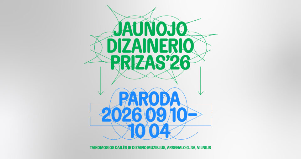 <span class="slider-name"><a href="https://www.lndm.lt/paroda-jaunojo-dizainerio-prizas-2026-15-zvilgsniu-i-ateities-dizaina/">Paroda „Jaunojo dizainerio prizas 2026“: 15 žvilgsnių į ateities dizainą</a></span><span class="sldier-meta">2026 m. rugsėjo 10 – spalio 4 d.</span>
